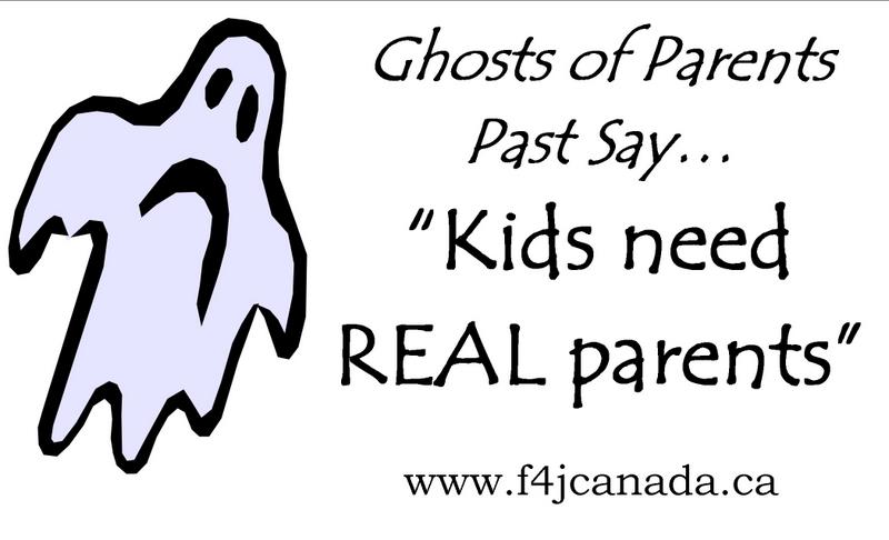 Kids need real parents, Fathers 4 Justice Canada