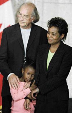 Michaëlle Jean with family