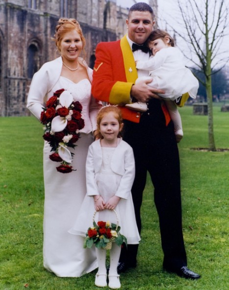 Matthew and Katie Dean with Daisy and Charlotte