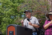 Speaking at Queens Park, Toronto