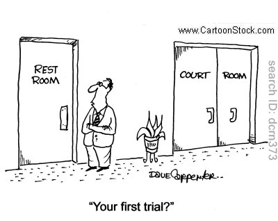 lawyer's first trial