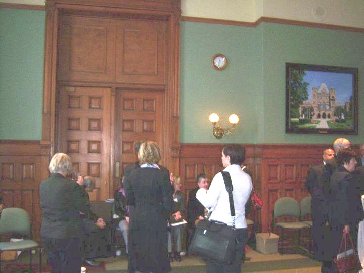Opulence inside the parliament