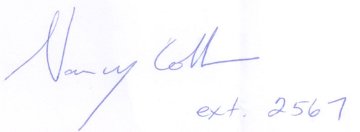 N Collins signature
