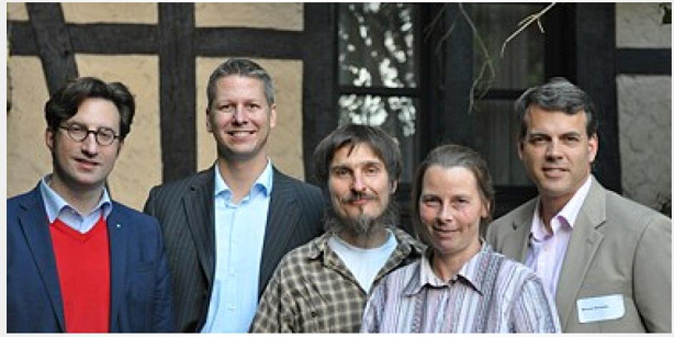 Dirk and Petra Wunderlich with Andreas Vogt, Roger Kiska and Mike Donnelly
