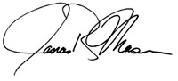 James Mason signature