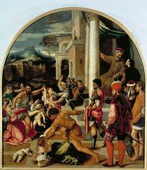 Bonifazio Veronese - Massacre of the innocents