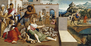 Giovanni Francesco Caroto - Massacre of the innocents