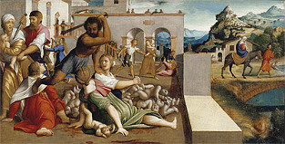 Giovanni Francesco Caroto - Massacre of the innocents