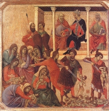 Duccio di Buoninsegna - Slaughter of the innocents