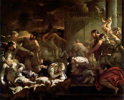 Luca Giordano - Massacre of the innocents