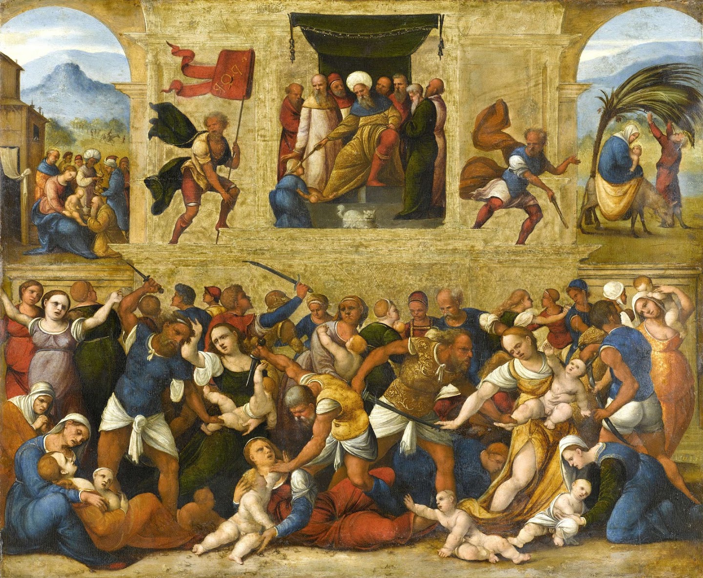 Ludovico Mazzolino - Massacre of the innocents
