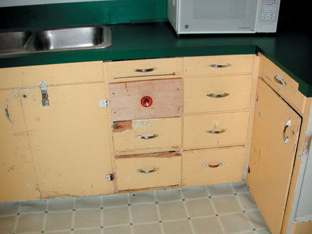 Kitchen at a residential treatment center that serves foster children