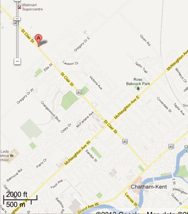 Sears, 705 St Clair Street, Chatham Ontario