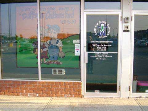 Door of Dufferin Children's Aid