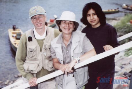 Stéphane Dion, wife Janine Krieber and adopted daughter Jeanne