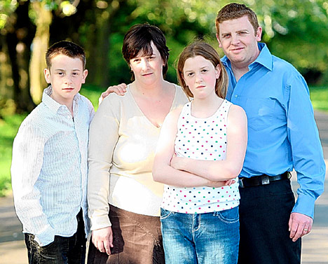 Luke, Donna, Jodie and Craig Aston