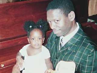 Joseph Richardson with daughter Kaniyah