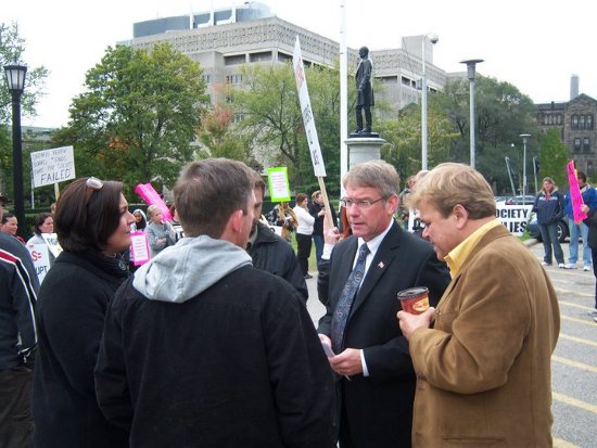 Catherine Frei, Neil Haskett and Norm Miller