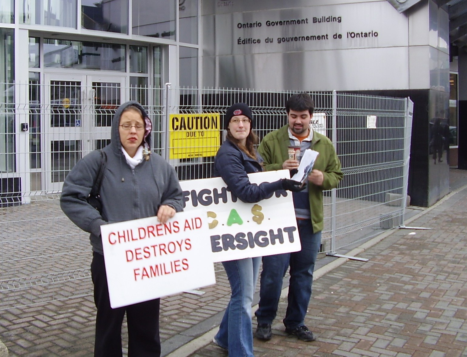 Sudbury rally December 1, 2010