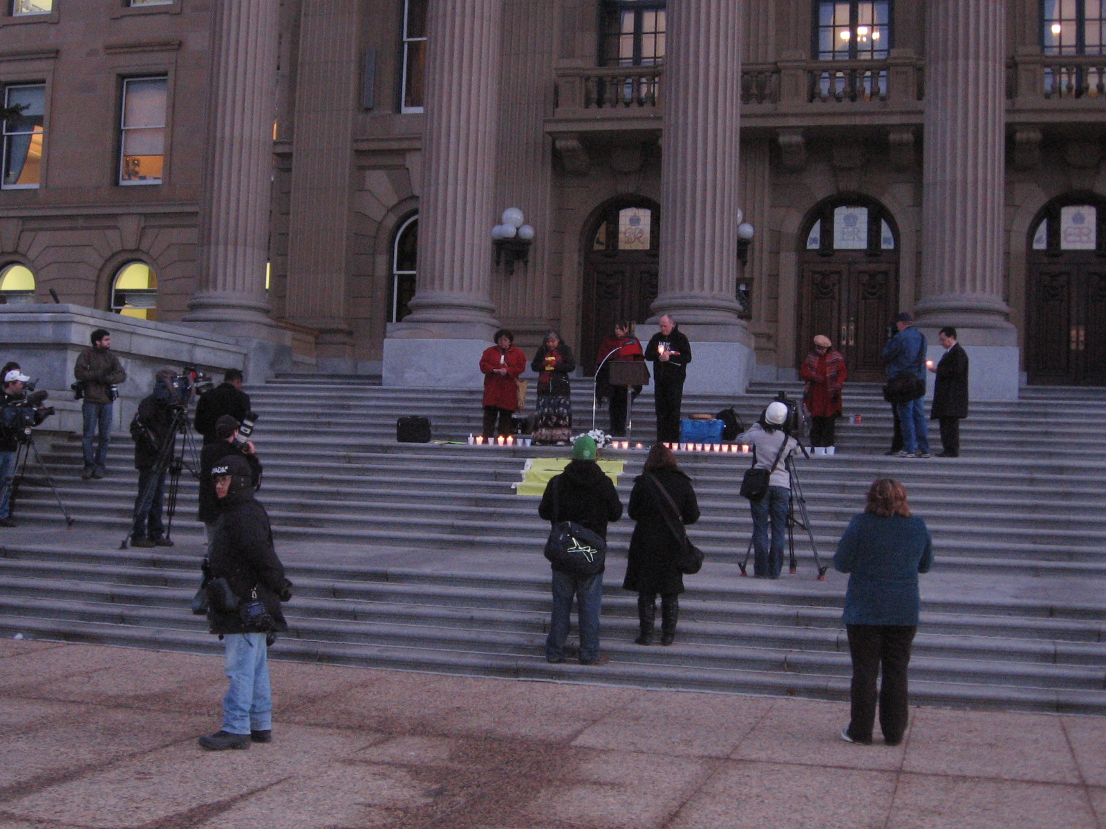 candlelight vigil, Edmonton