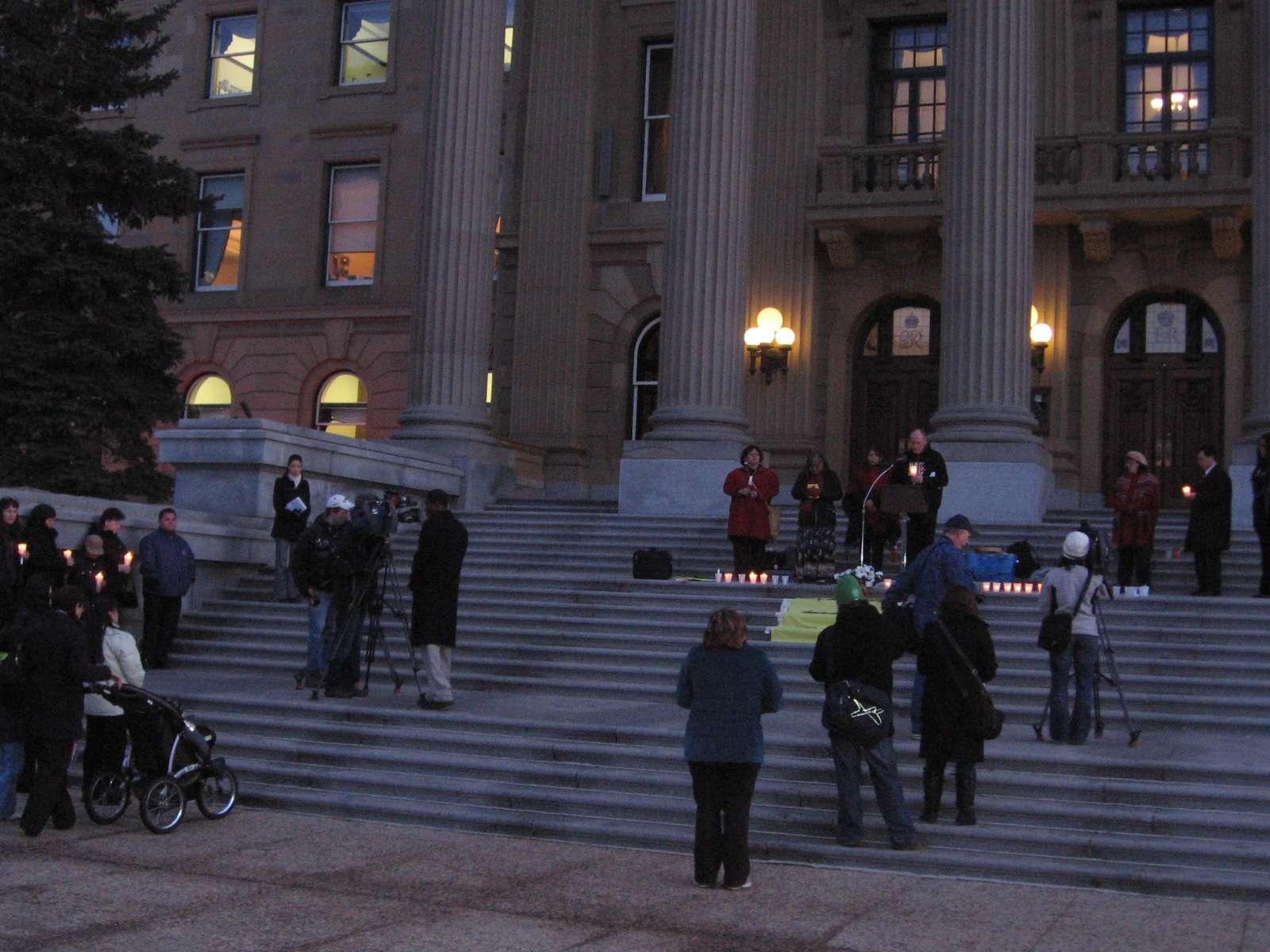 candlelight vigil, Edmonton