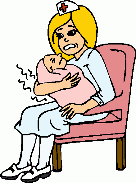 Nurse with baby