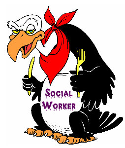 avaricious social worker