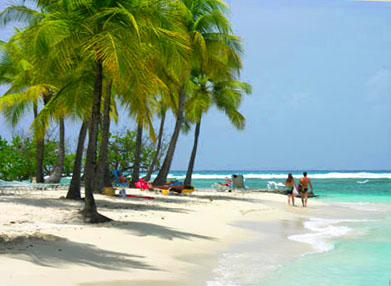 Guadeloupe beach