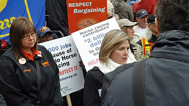 Monique Taylor and Andrea Horwath