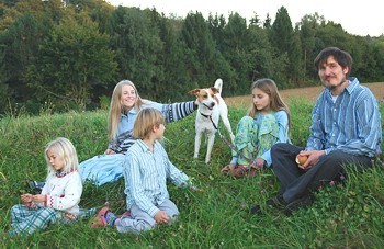 Dirk Wunderlich and his children