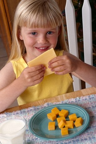 girl in happy family