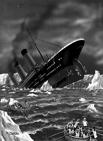 Titanic sinking