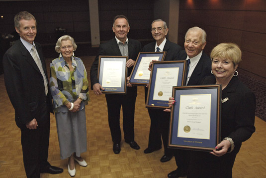 Alan Wildeman, Anna Clark, Martin Komsa, Roger Thibert, Eddi Chittaro and Mary Jo Nolan