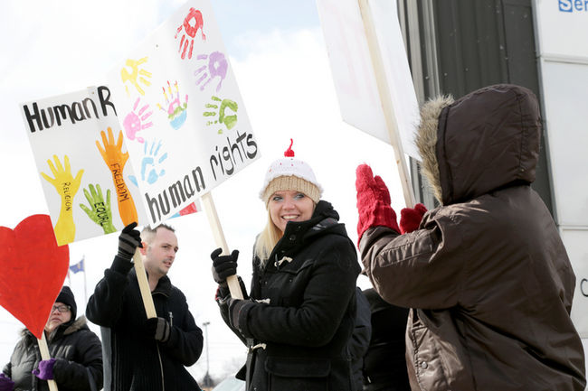 Lev Tahor rally