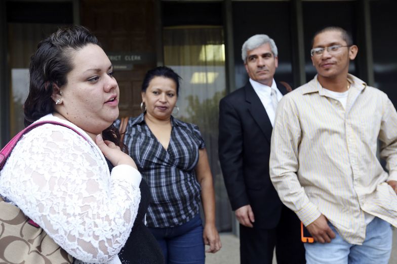 Sabrina Vera, Maria Victorino, Dennis Moreno and Ricardo Victorino Jr