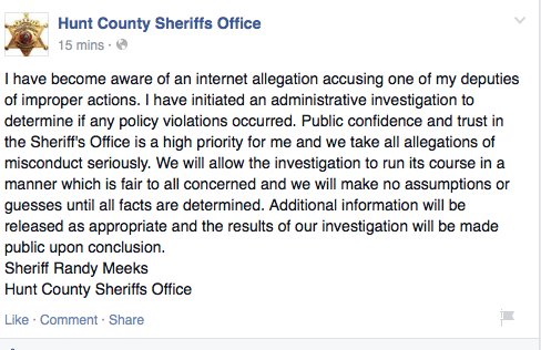 statement by Randy Meeks