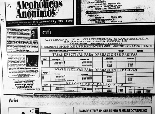 Advertisement for Karen Abigail López García
