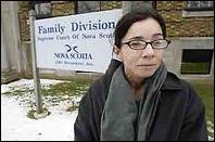Carline VandenElsen outside Family Court