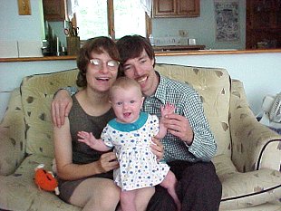 Heidi and Neil Howard with baby Jessica